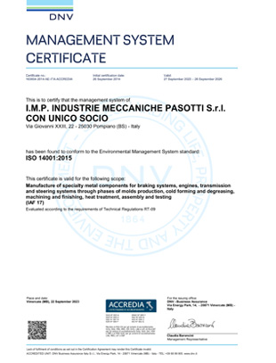 UNI EN ISO 14001:2015