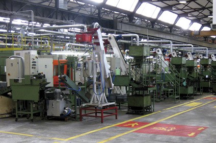 Machining department