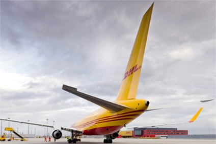 Flugzeug der Firma DHL